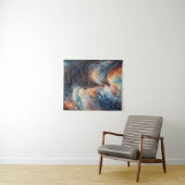 Celestial Woman Fiery Cosmos Art Wandteppich (Beispiel (Horizontal))