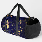 Celestial Woman Goddess Moon Stars Sky Duffle Bag (Rechte Ecke)