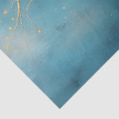 Celestial Woman Portrait Gold Crown Surreal  Seidenpapier (Ausschnitt)