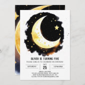 Celestial Wonders Party Geburtstag Einladung (Vorne/Hinten)