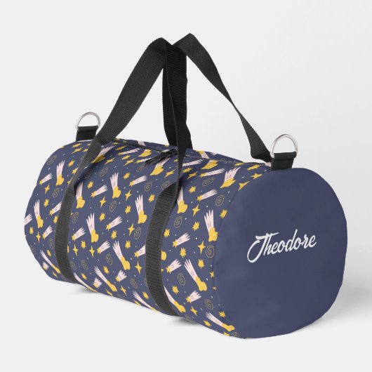 Celestial Wonders Personalisiert Duffle Bag (Linke Seite)