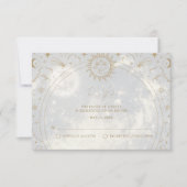 Celestial Writing in the Stars UAWG RSVP Karte (Vorderseite)