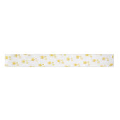 Celestial Yellow Niedlich Stars Babydusche Satinband (Vorderseite)