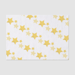 Celestial Yellow Niedlich Stars Babydusche Seidenpapier