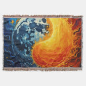 Celestial Yin Yang Art Decke (Vorderseite)