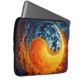 Celestial Yin Yang Art Laptopschutzhülle (Vorne Rechts)