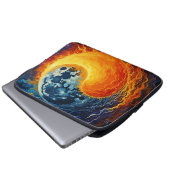 Celestial Yin Yang Art Laptopschutzhülle (Vorne Knopf)