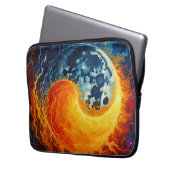 Celestial Yin Yang Art Laptopschutzhülle (Vorderseite Links)