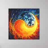 Celestial Yin Yang Art Leinwanddruck (Vorderseite)
