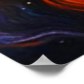 Celestial Yin Yang Art Poster (Ecke)