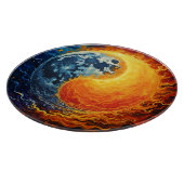 Celestial Yin Yang Art Schneidebrett (Ecke)