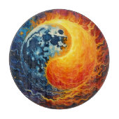Celestial Yin Yang Art Schneidebrett (Vorderseite)