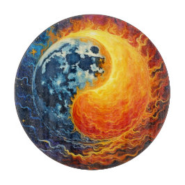 Celestial Yin Yang Art Schneidebrett