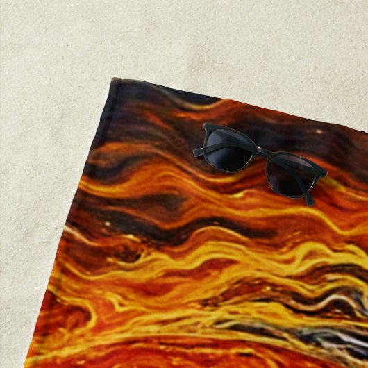 Celestial Yin Yang Art Strandtuch (Beispiel)