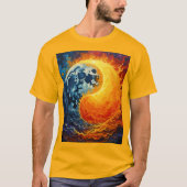 Celestial Yin Yang Art T-Shirt (Vorderseite)