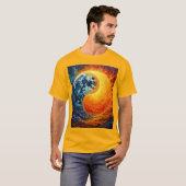 Celestial Yin Yang Art T-Shirt (Vorne ganz)