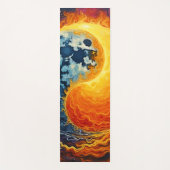 Celestial Yin Yang Art Yogamatte (Vorderseite)