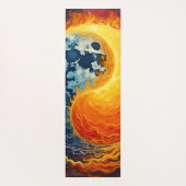 Celestial Yin Yang Art Yogamatte (Rückseite)