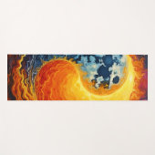 Celestial Yin Yang Art Yogamatte (Vorderseite (Horizontal))
