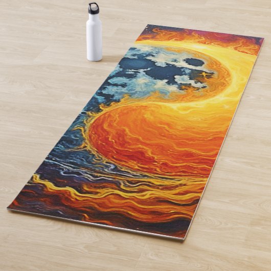 Celestial Yin Yang Art Yogamatte (Beispiel)