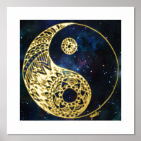 Celestial Yin Yang Gold Foil