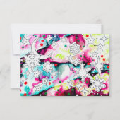 Celestial Yule Card Einladung (Vorderseite)