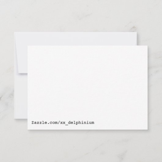 Celestial Yule Card Einladung (Rückseite)