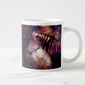 Celestial Zebra of the Equidae Eclipse Jumbo-Tasse (Rechts)