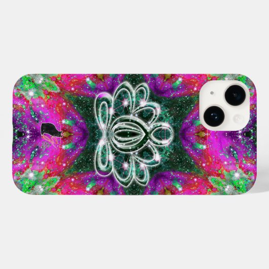 Celestial Zen Lotus Case-Mate iPhone Case (Rückseite (Horizontal))