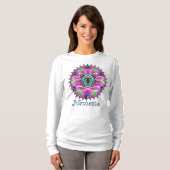 Celestial Zen Lotus Namaste T-Shirt (Vorne ganz)