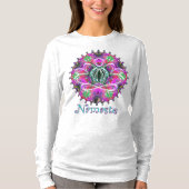 Celestial Zen Lotus Namaste T-Shirt (Vorderseite)