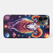 Celestial Zodiac Art Feed a Cosmic Aries Case-Mate iPhone Hülle (Rückseite (Horizontal))