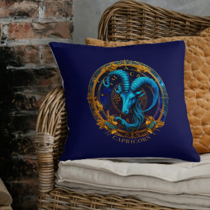 Celestial Zodiac Sea Goat Symbol Fantasy Capricorn Kissen
