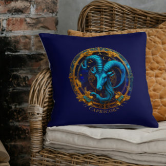 Celestial Zodiac Sea Goat Symbol Fantasy Capricorn Kissen
