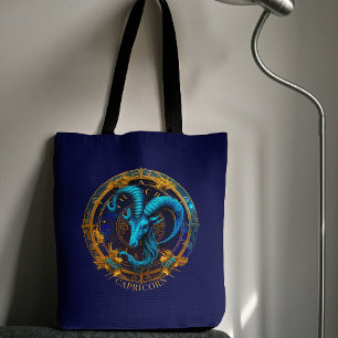 Celestial Zodiac Sea Goat Symbol Fantasy Capricorn Tasche