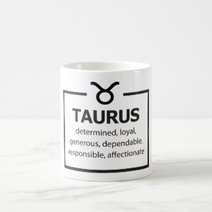 Celestial Zodiac Sign Tasse/Taurus Kaffeetasse