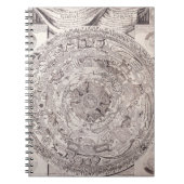 Celestial Zodiac Star Map Notebook Notizblock (Vorderseite)