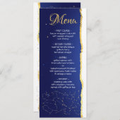 Celestial Zodiac Star Signs Menü-Karte Hochzeiten Menükarte (Vorne/Hinten)