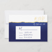 Celestial Zodiac Stars Hochzeitskarten UAWG RSVP Karte (Vorderseite)