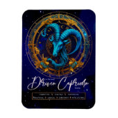 Celestial Zodiac Symbol Fantasy Capricorn Geburtst Magnet (Vertikal)