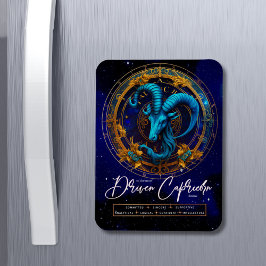 Celestial Zodiac Symbol Fantasy Capricorn Geburtst Magnet