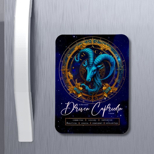 Celestial Zodiac Symbol Fantasy Capricorn Geburtst Magnet