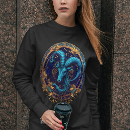 Celestial Zodiac Symbol Fantasy Capricorn Geburtst Sweatshirt