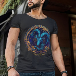 Celestial Zodiac Symbol Fantasy Capricorn Geburtst T-Shirt
