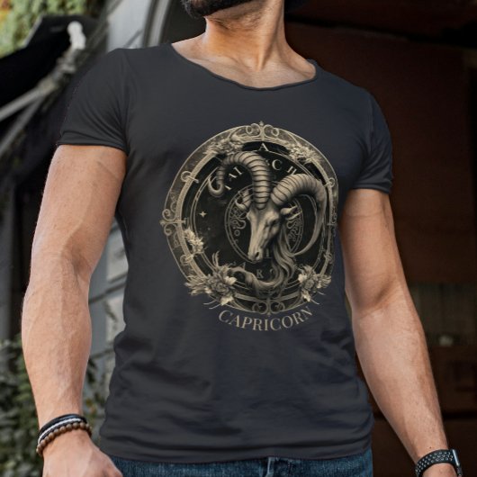 Celestial Zodiac Symbol Fantasy Capricorn Geburtst T-Shirt
