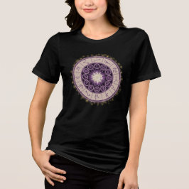 Celestial Zodiac Wheel - Mystic Astrology Tri-Blend Shirt