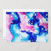 Celestiale Art Feiertagskarte (Vorne/Hinten)