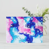 Celestiale Art Feiertagskarte (Stehend Vorderseite)