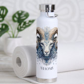 Celestiale Fantasy Galaxy Ram Zodiac Symbol Aries Trinkflasche