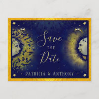 Celestiale Liebe Save the Date Postkarte